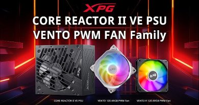 XPG, Bütçe Dostu CORE REACTOR II VE Güç Kaynağı ve PWM VENTO ARGB Fan Ailesini Kullanıcılarının Beğenisine Sundu